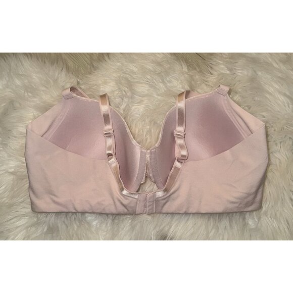 Warners RA3061A No Side Effects Underwire Bra Lined Floral Womens 40D Pink - Picture 4 of 6